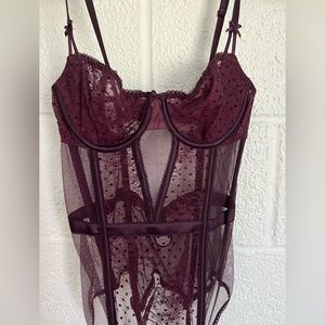 Victoria Secret lingerie Corset Purple